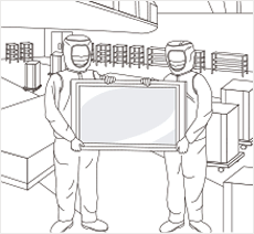 Manufacturing process of liquid crystal and various types of flat panel displays