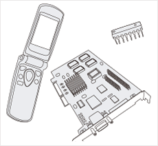 Manufacturing process of semi-conductors, printed boards, electronic parts and precision machines